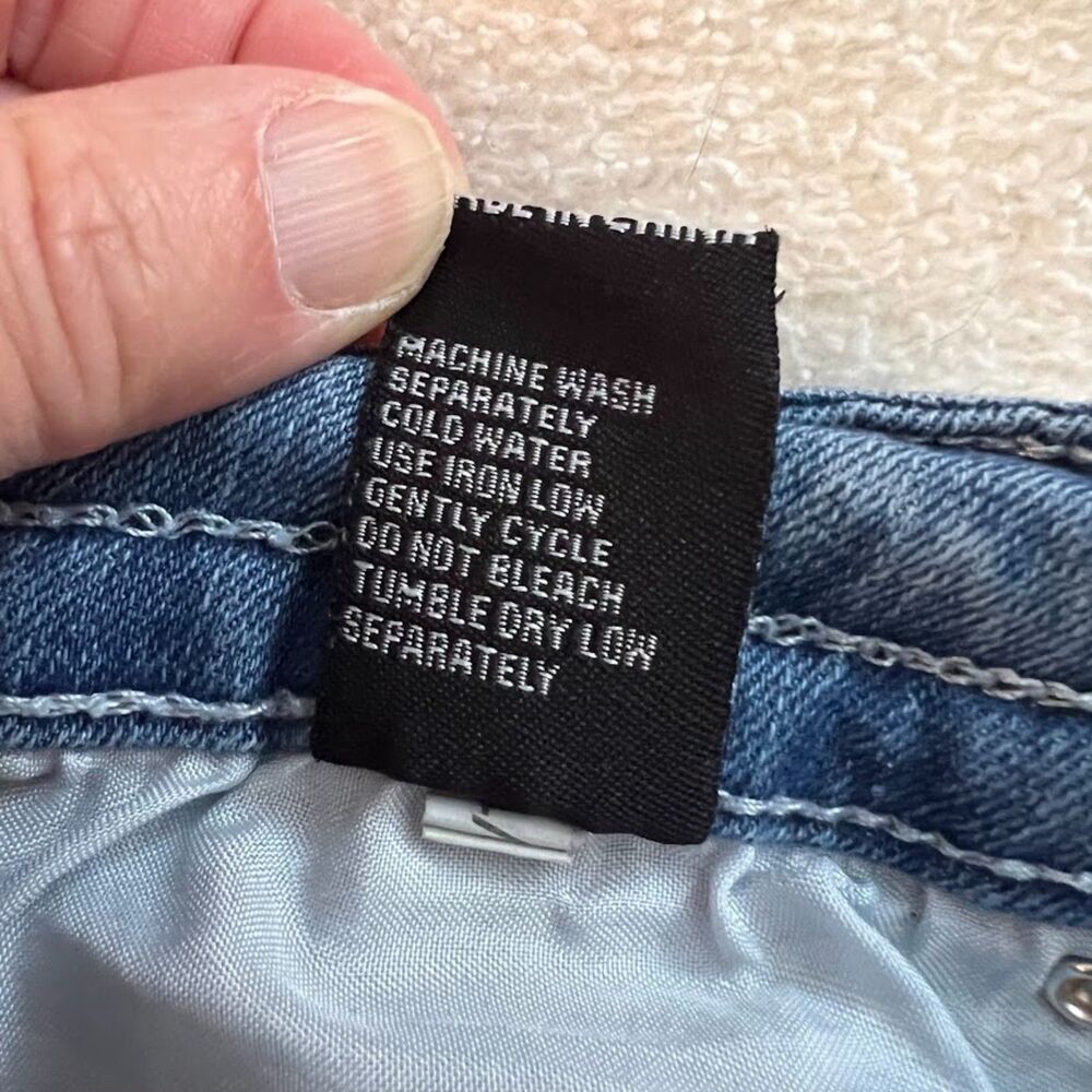 Sky Women's Jeans Bootcut Embellished Whiskering Y2K Bratz Bling, Size 11/12 - Picture 8 of 8